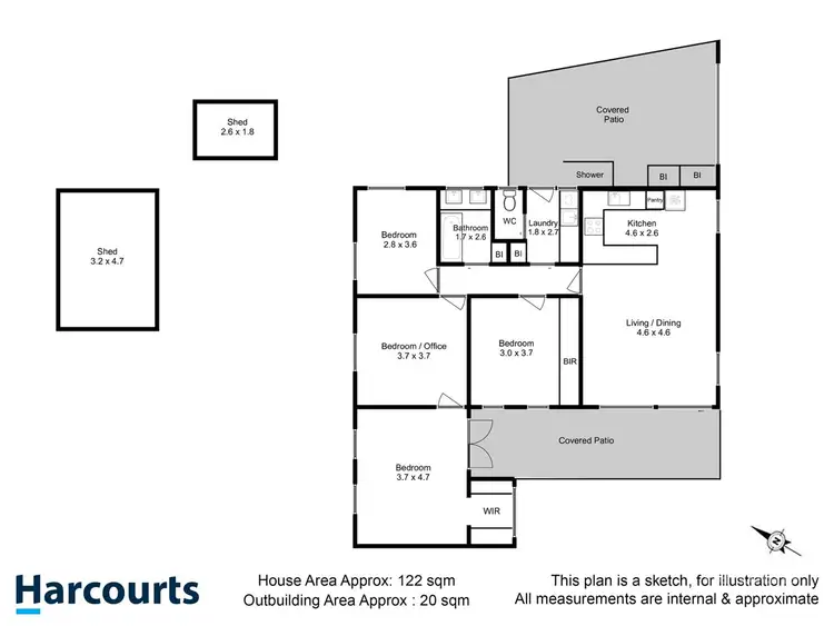 Floorplan of Homely house listing, 15 Nerang Street, Lauderdale TAS 7021
