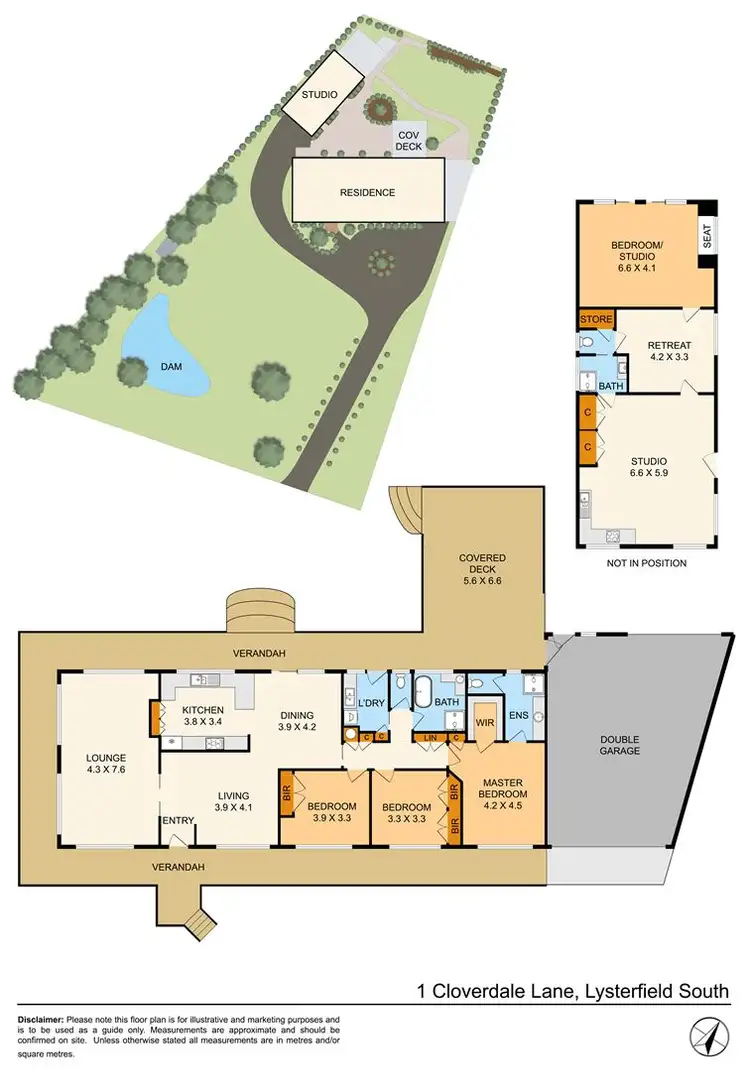 Floorplan of Homely house listing, 1 Cloverdale Lane, Lysterfield South VIC 3156
