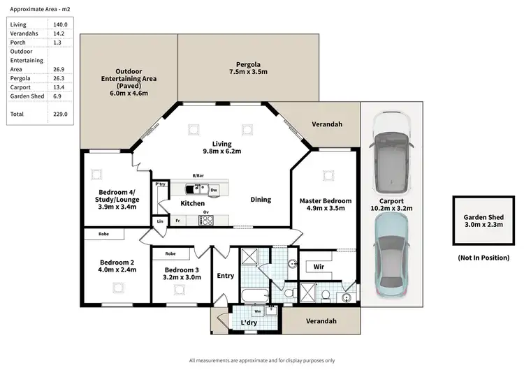 Floorplan of Homely house listing, 1 Yacca Way, Aldinga SA 5173