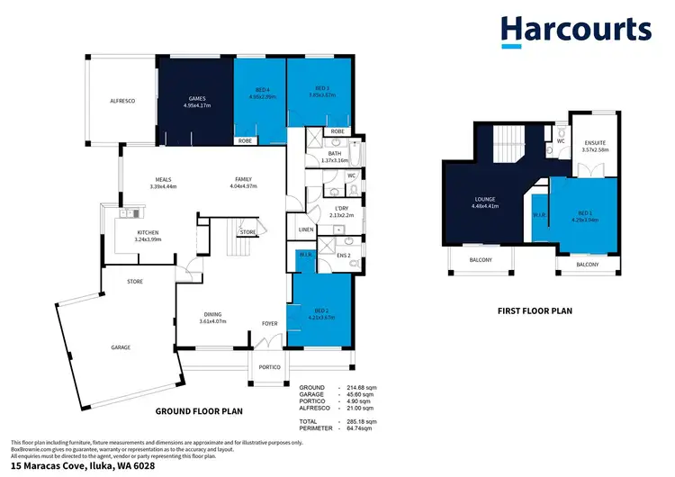 Floorplan of Homely house listing, 15 Maracas Cove, Iluka WA 6028