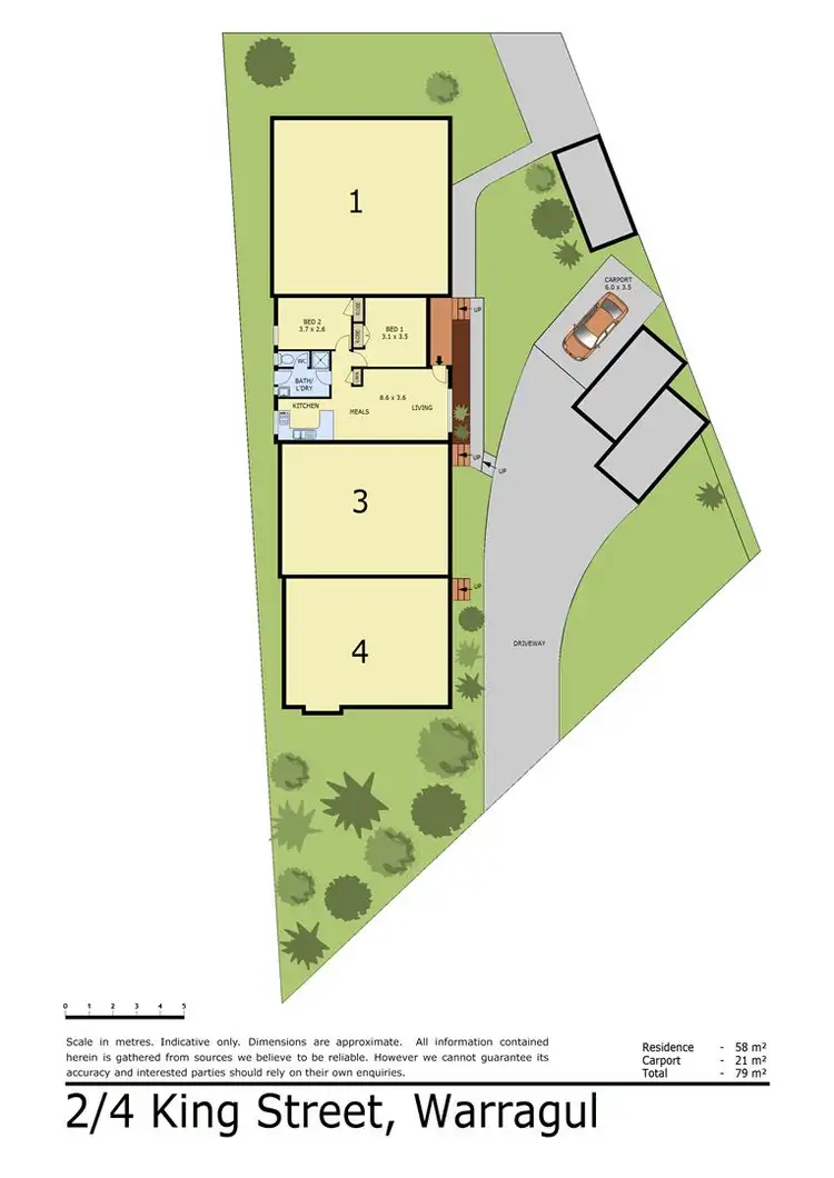 Floorplan of Homely unit listing, 2/4 King Street, Warragul VIC 3820