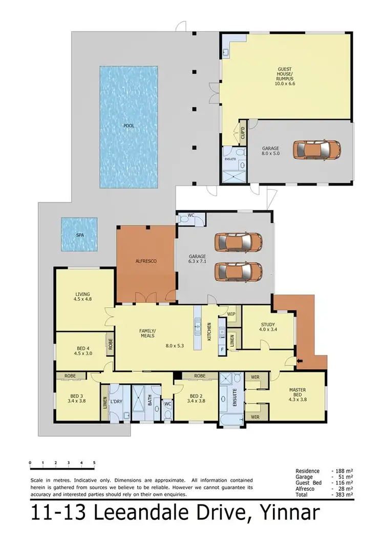 Floorplan of Homely house listing, 11-13 Leeandale Drive, Yinnar VIC 3869