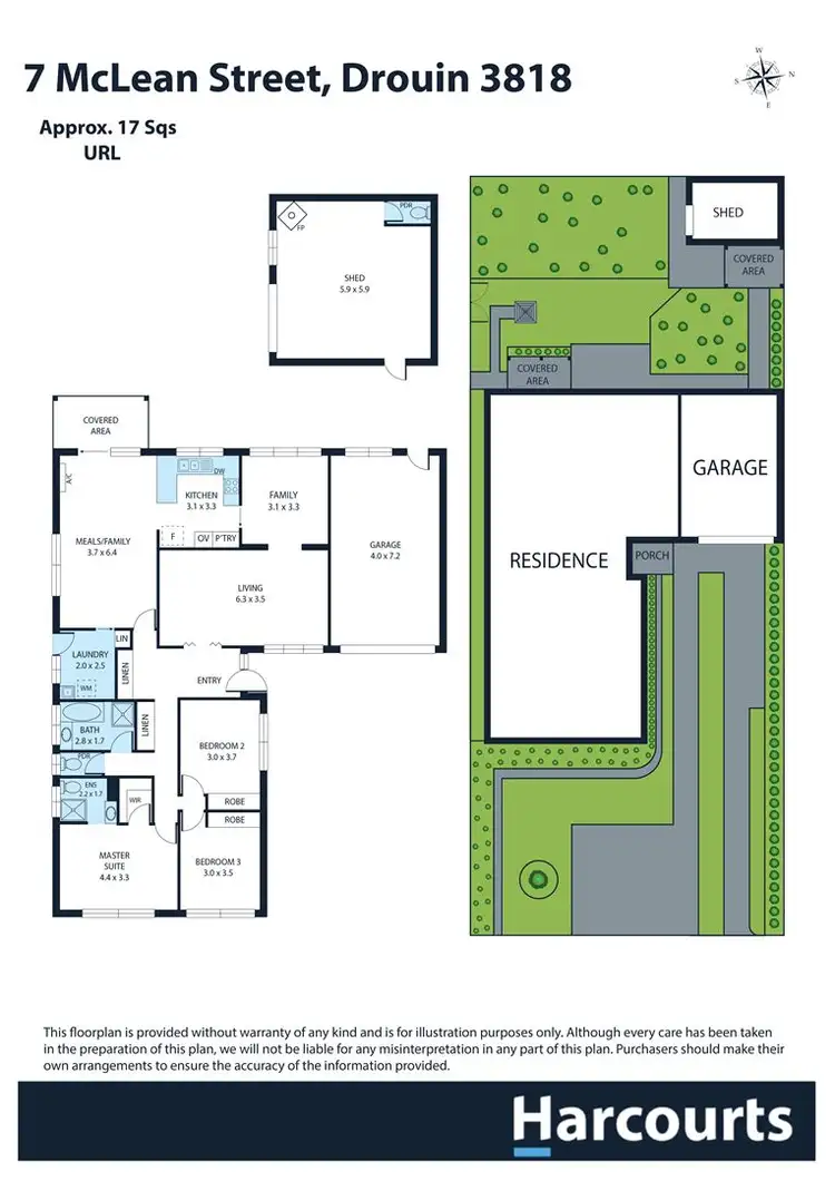 Floorplan of Homely house listing, 7 McLean Street, Drouin VIC 3818