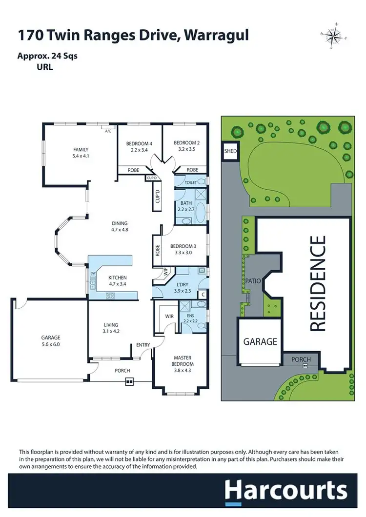 Floorplan of Homely house listing, 170 Twin Ranges Drive, Warragul VIC 3820