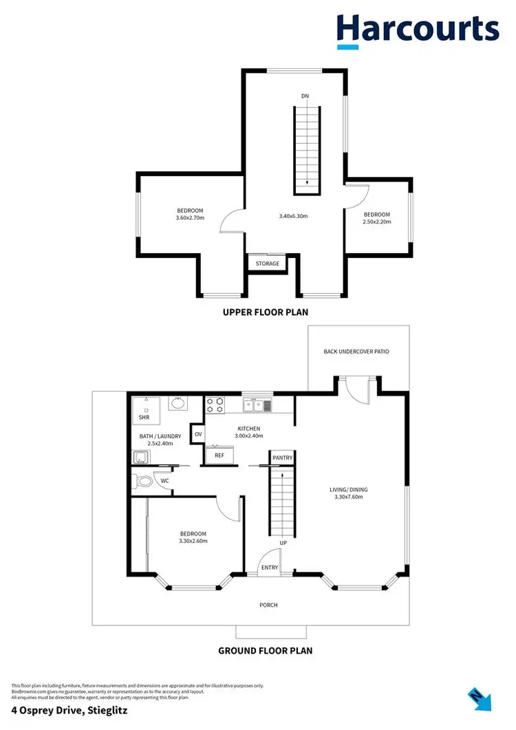 Floorplan of Homely house listing, 4 Osprey Drive, Stieglitz TAS 7216