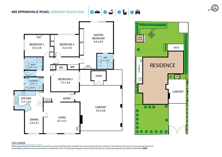 Floorplan of Homely house listing, 609 Springvale Road, Vermont South VIC 3133