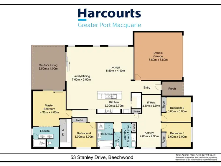 Floorplan of Homely house listing, 53 Stanley Drive, Beechwood NSW 2446
