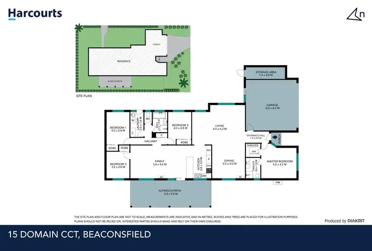 Floorplan of Homely house listing, 15 Domain Cct, Beaconsfield VIC 3807