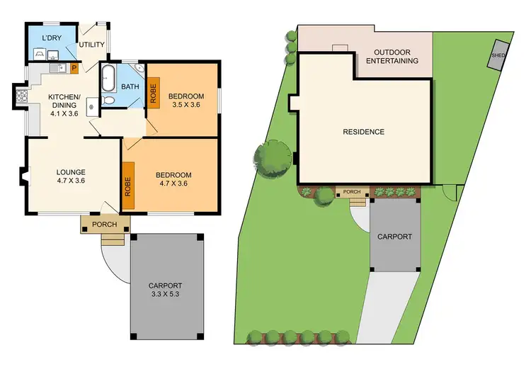 Floorplan of Homely unit listing, 1/62 Tulip Crescent, Boronia VIC 3155