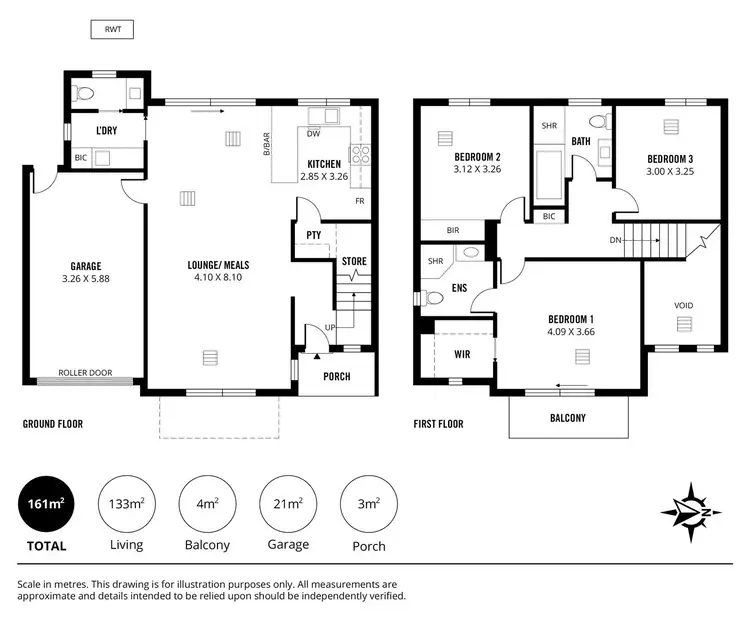 Floorplan of Homely house listing, 3/17 Salter Crescent, Port Noarlunga SA 5167