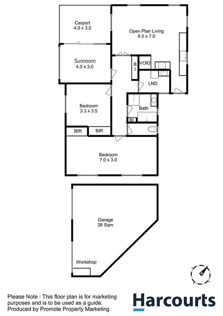 Floorplan of Homely house listing, 127 Balook Street, Lauderdale TAS 7021