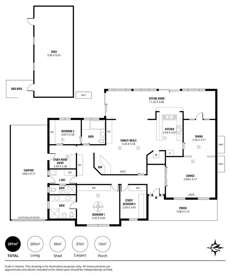 Floorplan of Homely house listing, 229 Esplanade, Seaford SA 5169