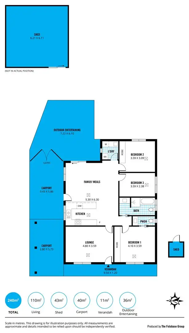 Floorplan of Homely house listing, 10 Mount Malvern Road, Chandlers Hill SA 5159