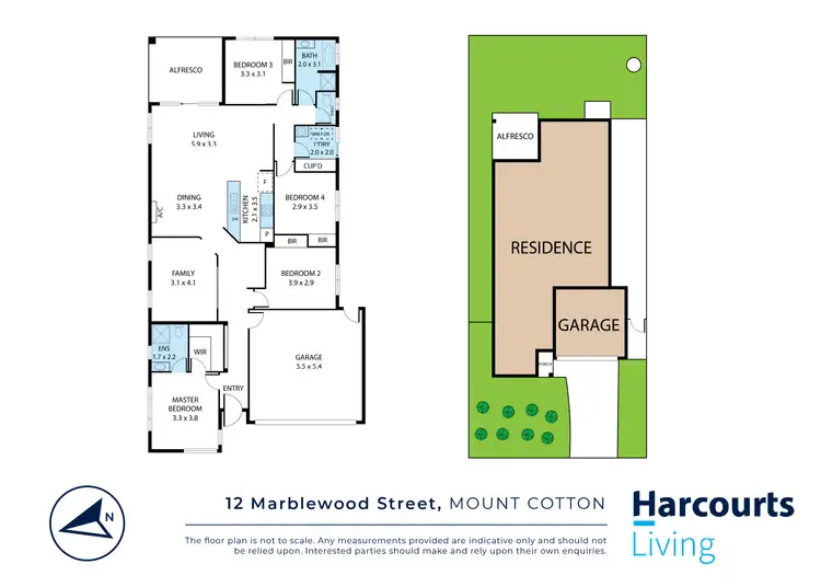 Floorplan of Homely house listing, 12 Marblewood Street, Mount Cotton QLD 4165
