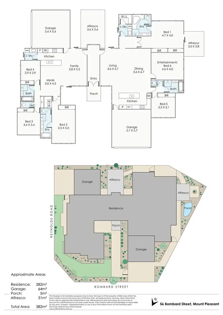 Floorplan of Homely house listing, 56 Bombard Street, Mount Pleasant WA 6153
