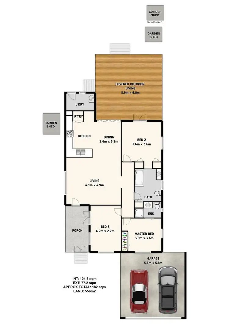 Floorplan of Homely house listing, 101 Gerler Road, Hendra QLD 4011
