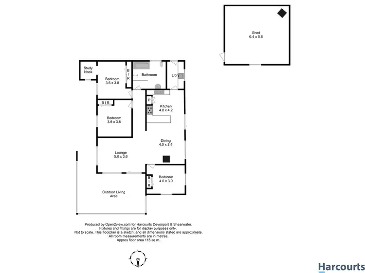 Floorplan of Homely house listing, 345 Forth Road, Don TAS 7310