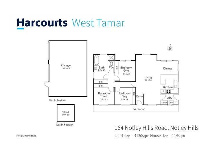 Floorplan of Homely house listing, 164 Notley Hills Road, Notley Hills TAS 7275