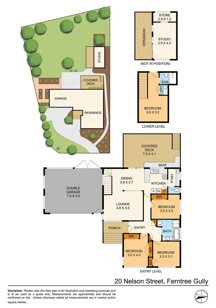 Floorplan of Homely house listing, 20 Nelson Street, Ferntree Gully VIC 3156