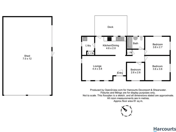 Floorplan of Homely house listing, 7 Hogarth Road, Sulphur Creek TAS 7316