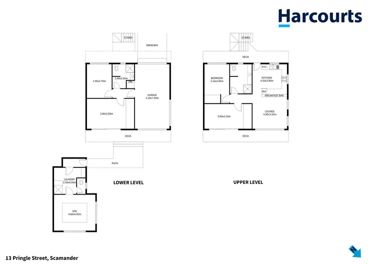 Floorplan of Homely house listing, 13 Pringle Street, Scamander TAS 7215