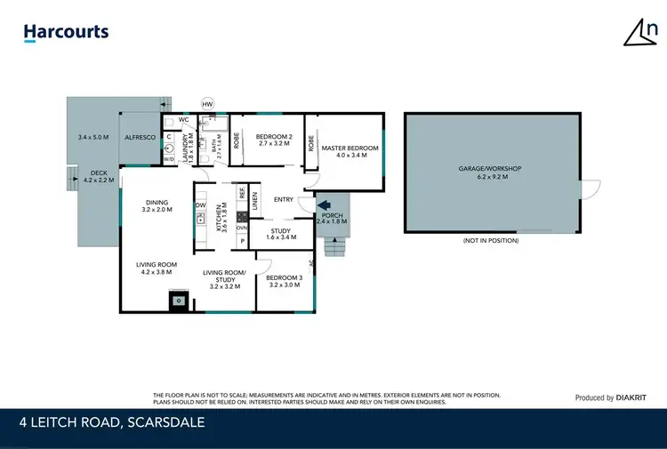 Floorplan of Homely house listing, 4 Leitch Road, Scarsdale VIC 3351