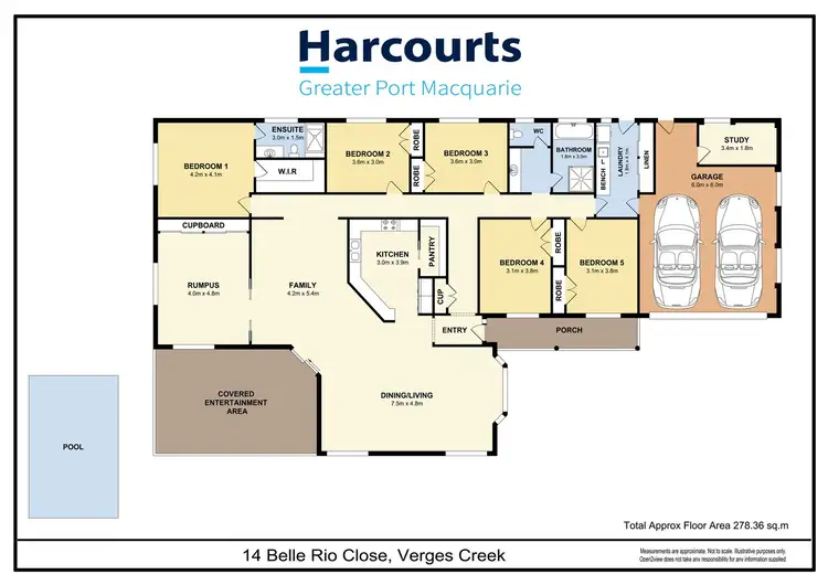 Floorplan of Homely rural property listing, 30 Belle Rio Close, Verges Creek NSW 2440