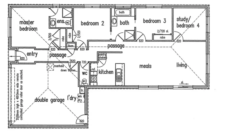 Floorplan of Homely house listing, 7 Leederry Street, Smithton TAS 7330