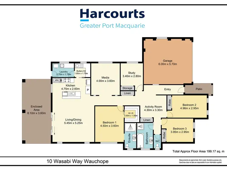 Floorplan of Homely house listing, 10 Wasabi Way, Wauchope NSW 2446