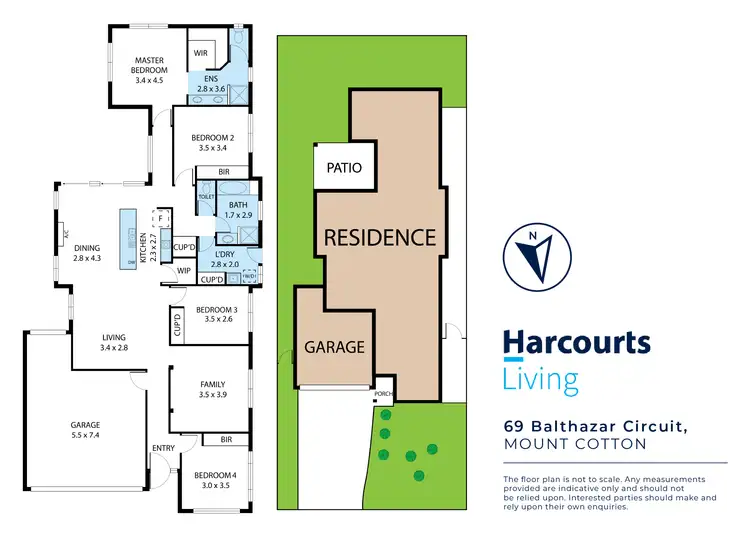 Floorplan of Homely house listing, 69 Balthazar Circuit, Mount Cotton QLD 4165