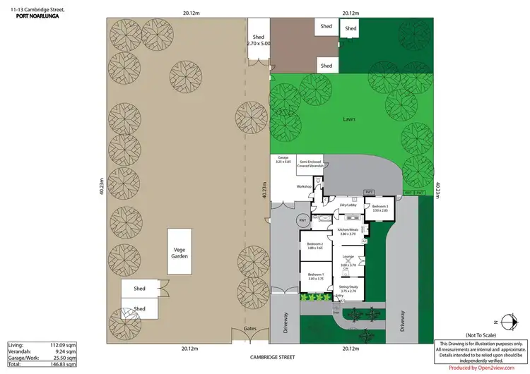 Floorplan of Homely house listing, 11 - 13 Cambridge Street, Port Noarlunga South SA 5167