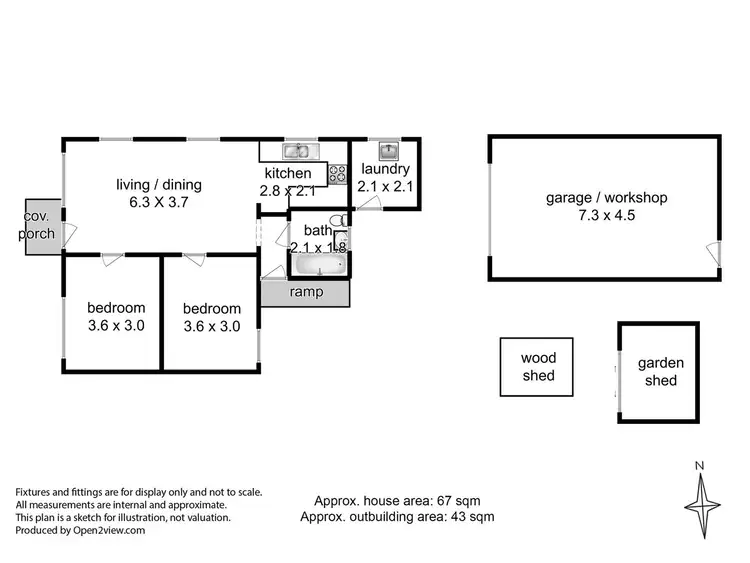 Floorplan of Homely house listing, 14 Fourfoot Road, Geeveston TAS 7116