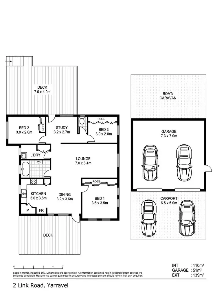 Floorplan of Homely house listing, 2 Link Road, Yarravel NSW 2440