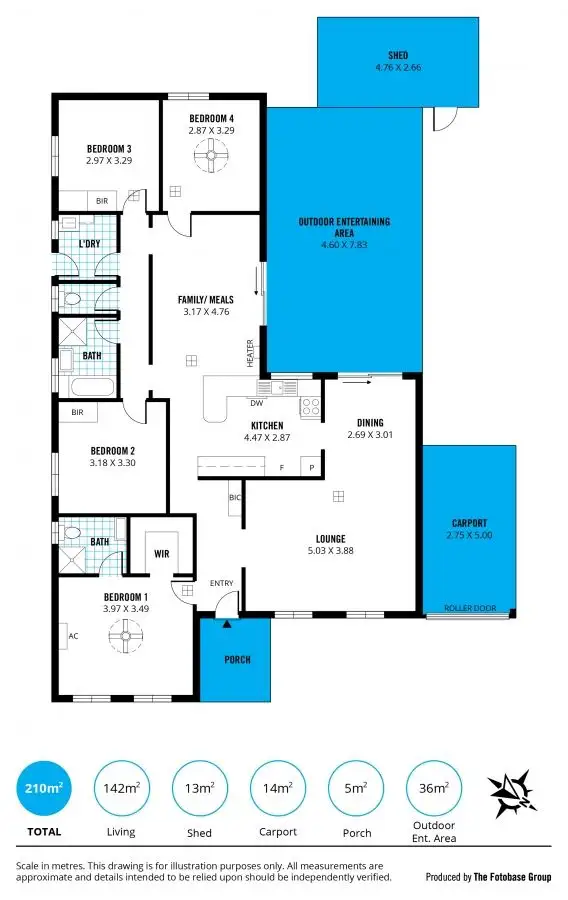 Floorplan of Homely house listing, 11 Concord Drive, Old Reynella SA 5161