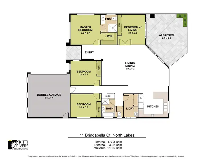 Floorplan of Homely house listing, 11 Brindabella Court, North Lakes QLD 4509