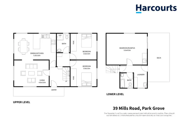 Floorplan of Homely house listing, 39 Mills Road, Park Grove TAS 7320