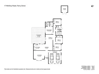 Floorplan of Homely house listing, 17 McAlroy Road, Ferny Grove QLD