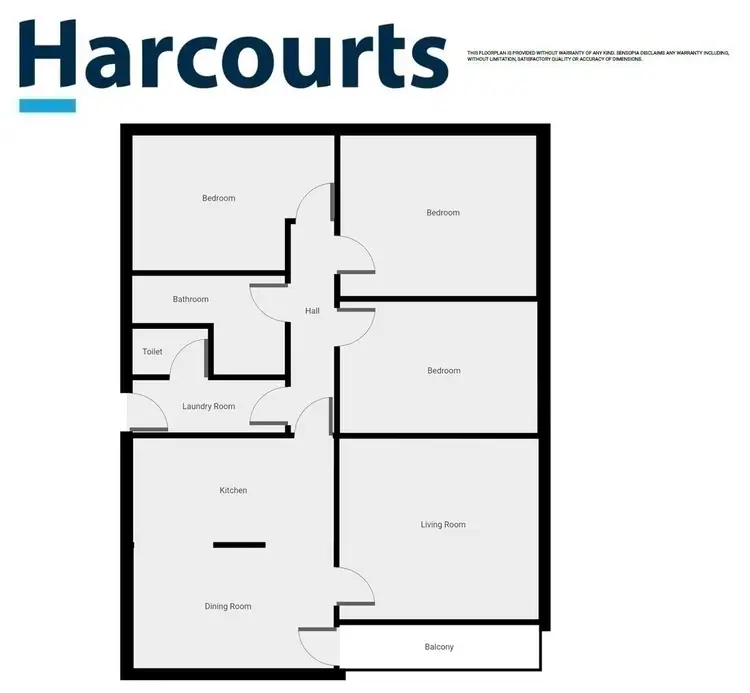Floorplan of Homely house listing, 2 Knight Place, Horsham VIC 3400
