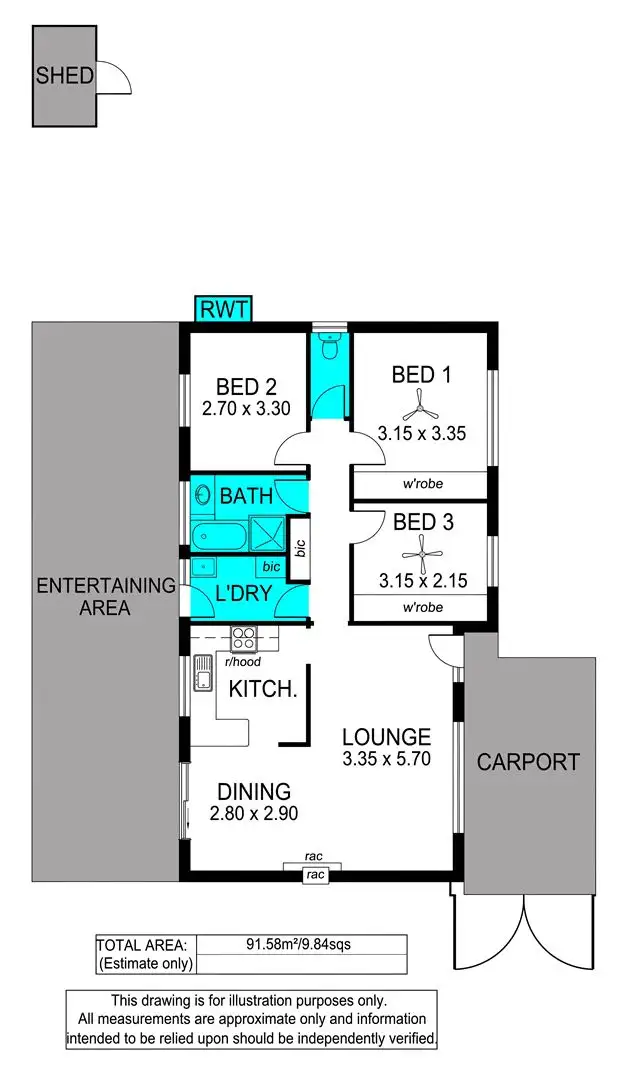 Floorplan of Homely house listing, 10 Larnoo Street, Hallett Cove SA 5158