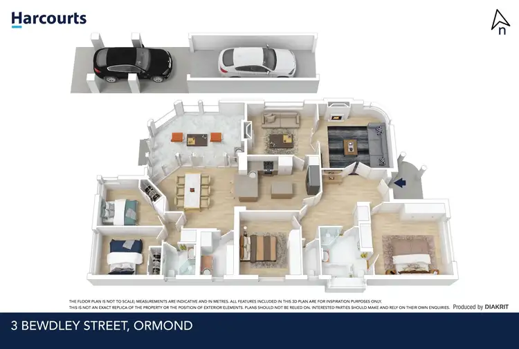 Floorplan of Homely house listing, 3 Bewdley Street, Ormond VIC 3204