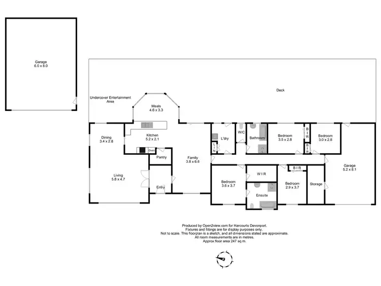 Floorplan of Homely house listing, 12 Northdown Lane, Northdown TAS 7307
