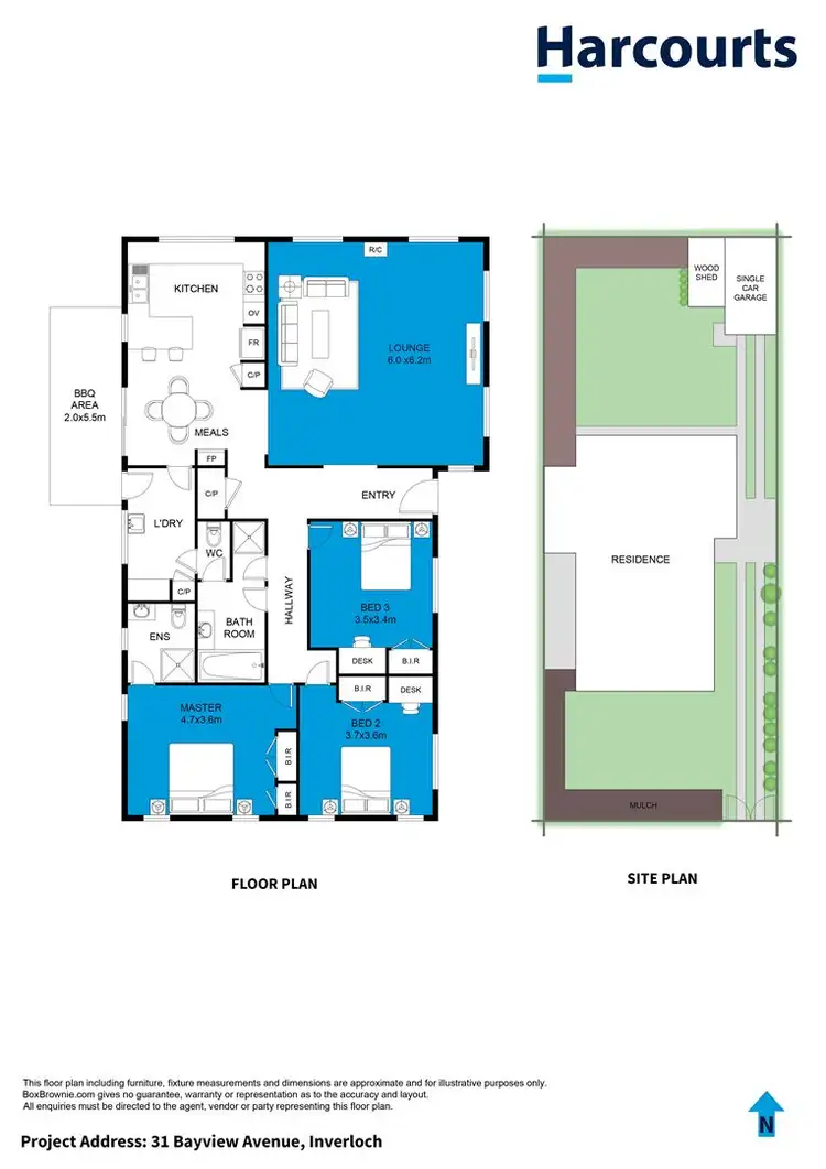 Floorplan of Homely house listing, 31 Bayview Avenue, Inverloch VIC 3996