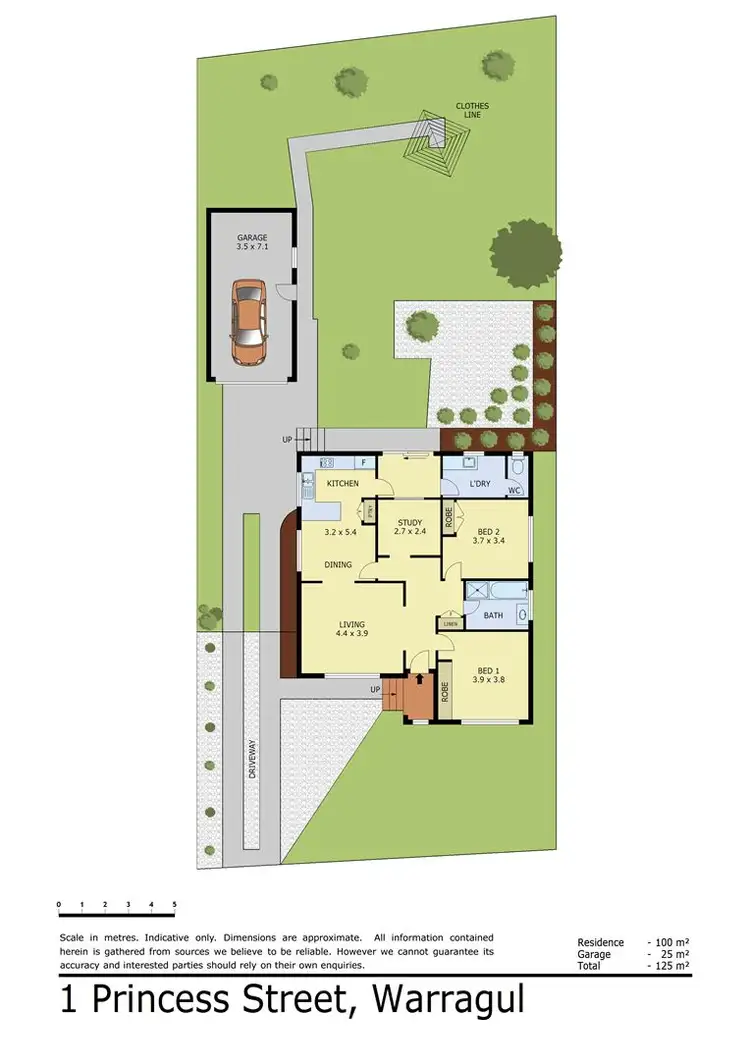 Floorplan of Homely house listing, 1 Princess Street, Warragul VIC 3820