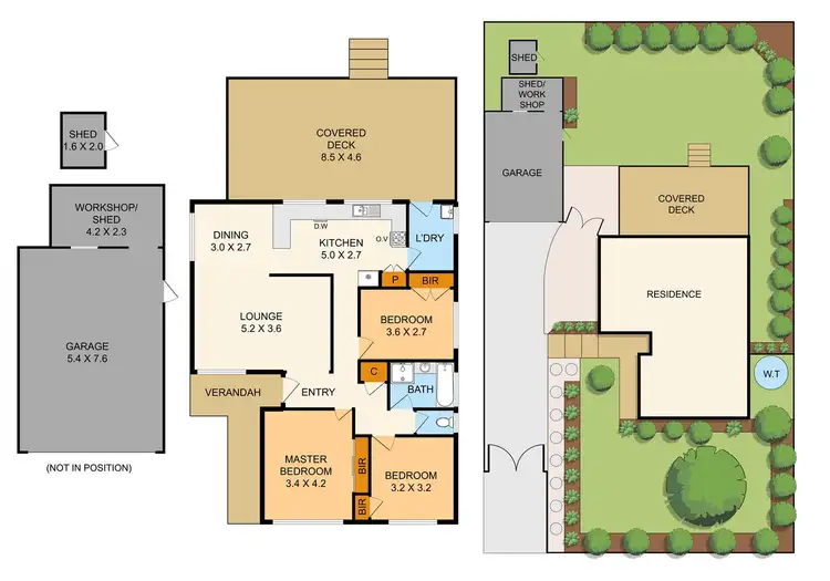 Floorplan of Homely house listing, 42 Piperita Road, Ferntree Gully VIC 3156