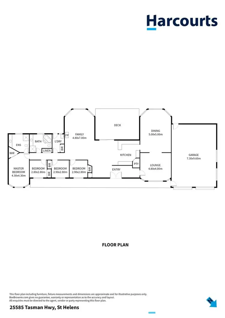 Floorplan of Homely house listing, 25585 Tasman Highway, St Helens TAS 7216