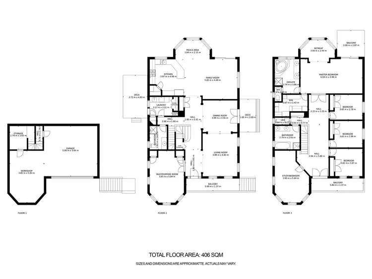 Floorplan of Homely house listing, 8-9 Nalinga Court, Warranwood VIC 3134