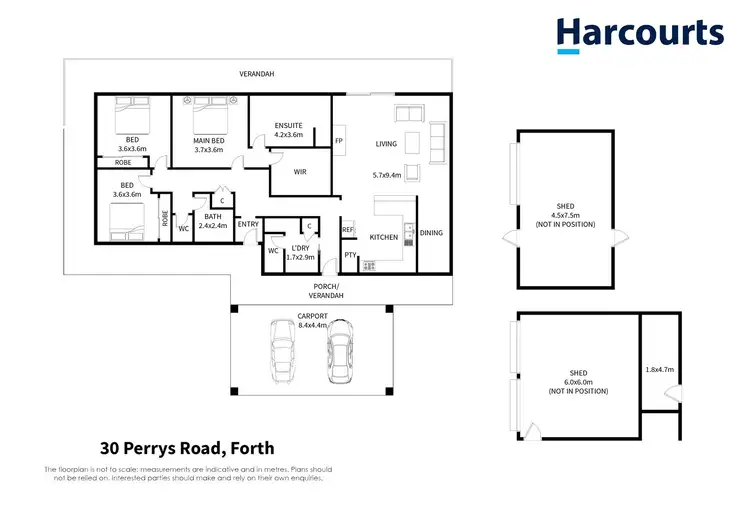 Floorplan of Homely house listing, 30 Perrys Road, Forth TAS 7310