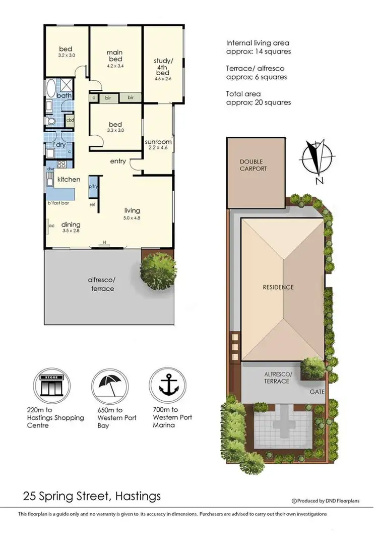 Floorplan of Homely house listing, 25 Spring Street, Hastings VIC 3915