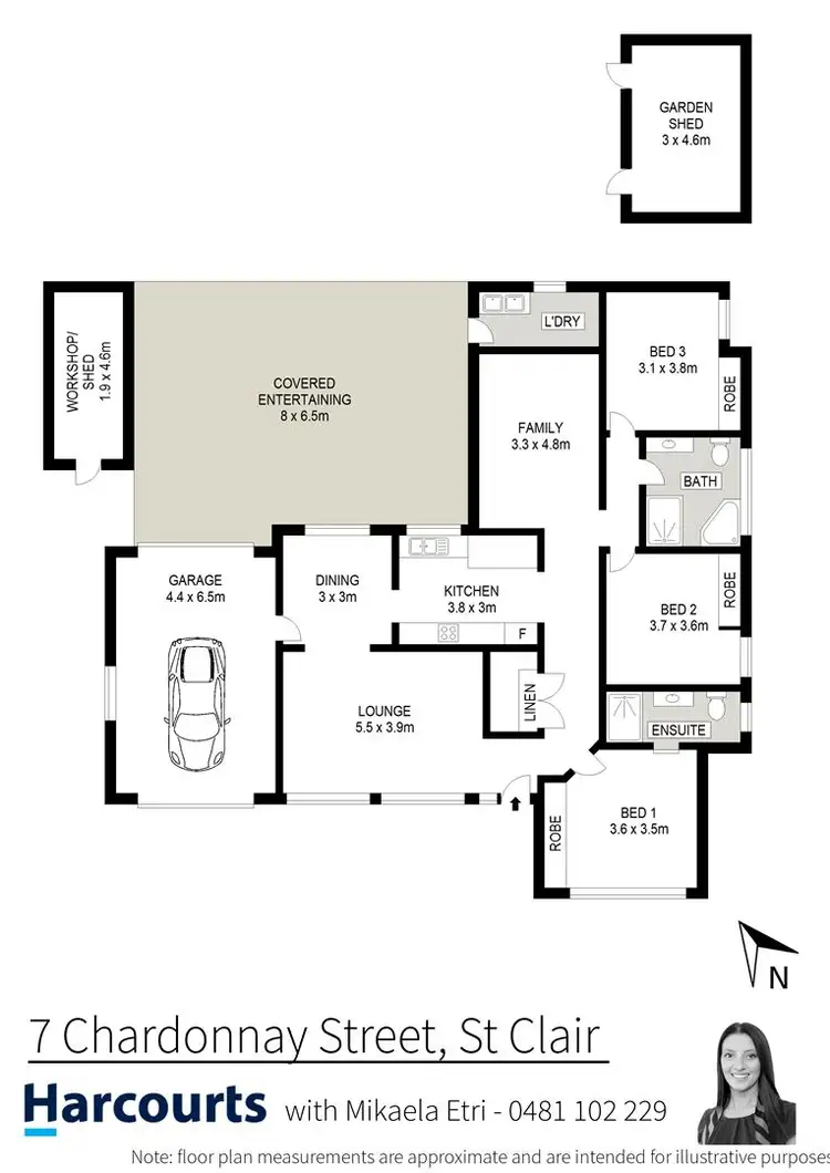 Floorplan of Homely house listing, 7 Chardonnay rd, St Clair NSW 2759