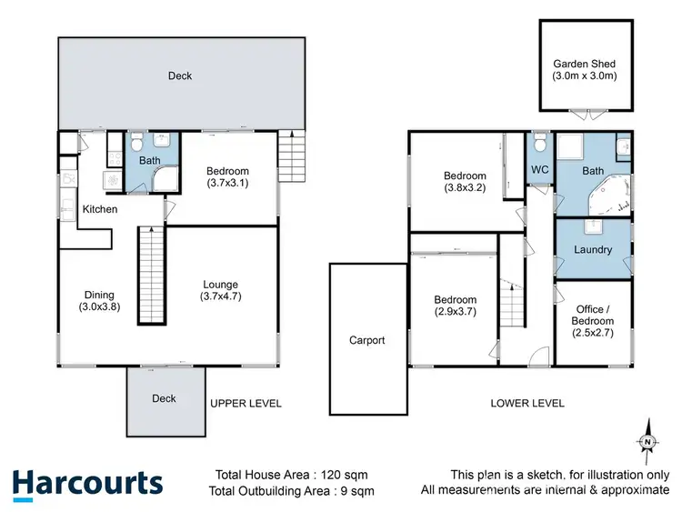 Floorplan of Homely house listing, 6 Nelson Avenue, Kingston TAS 7050